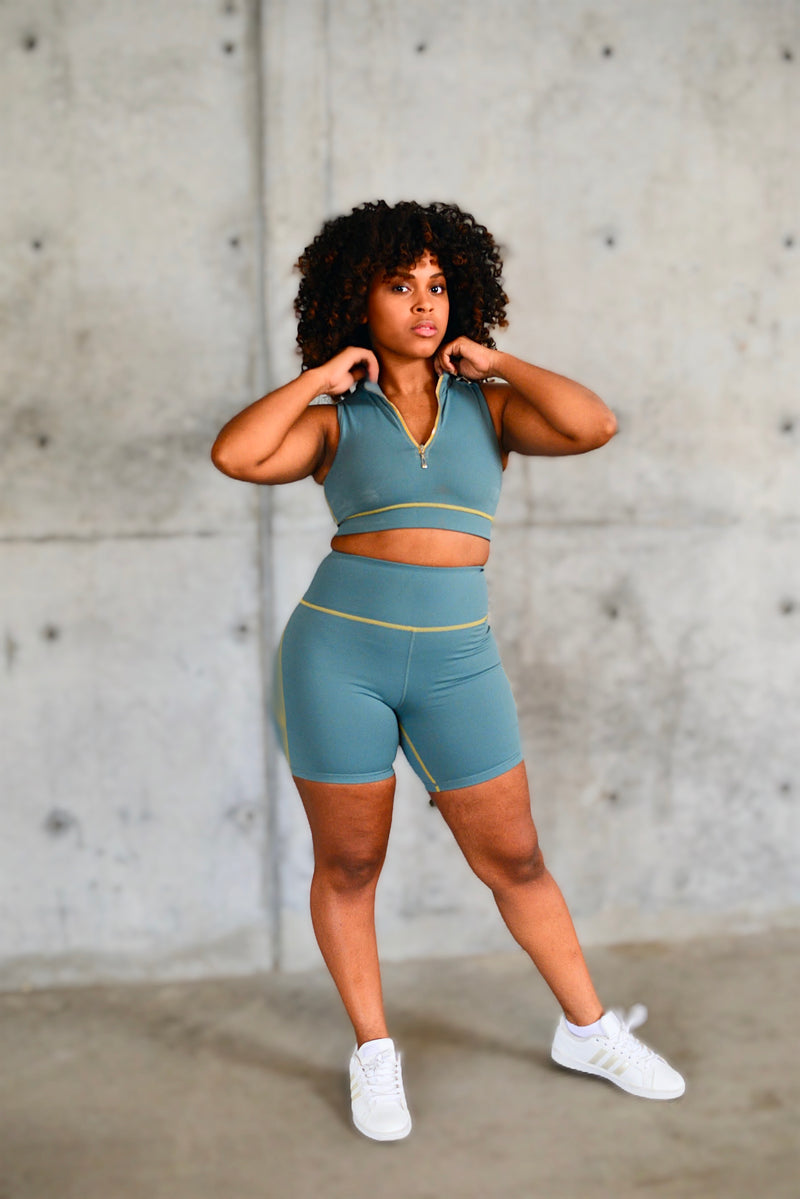 Sage Crop Top