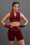 Wine Crop Top