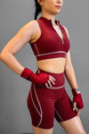 Wine Crop Top