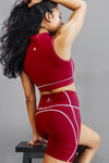 Wine Crop Top